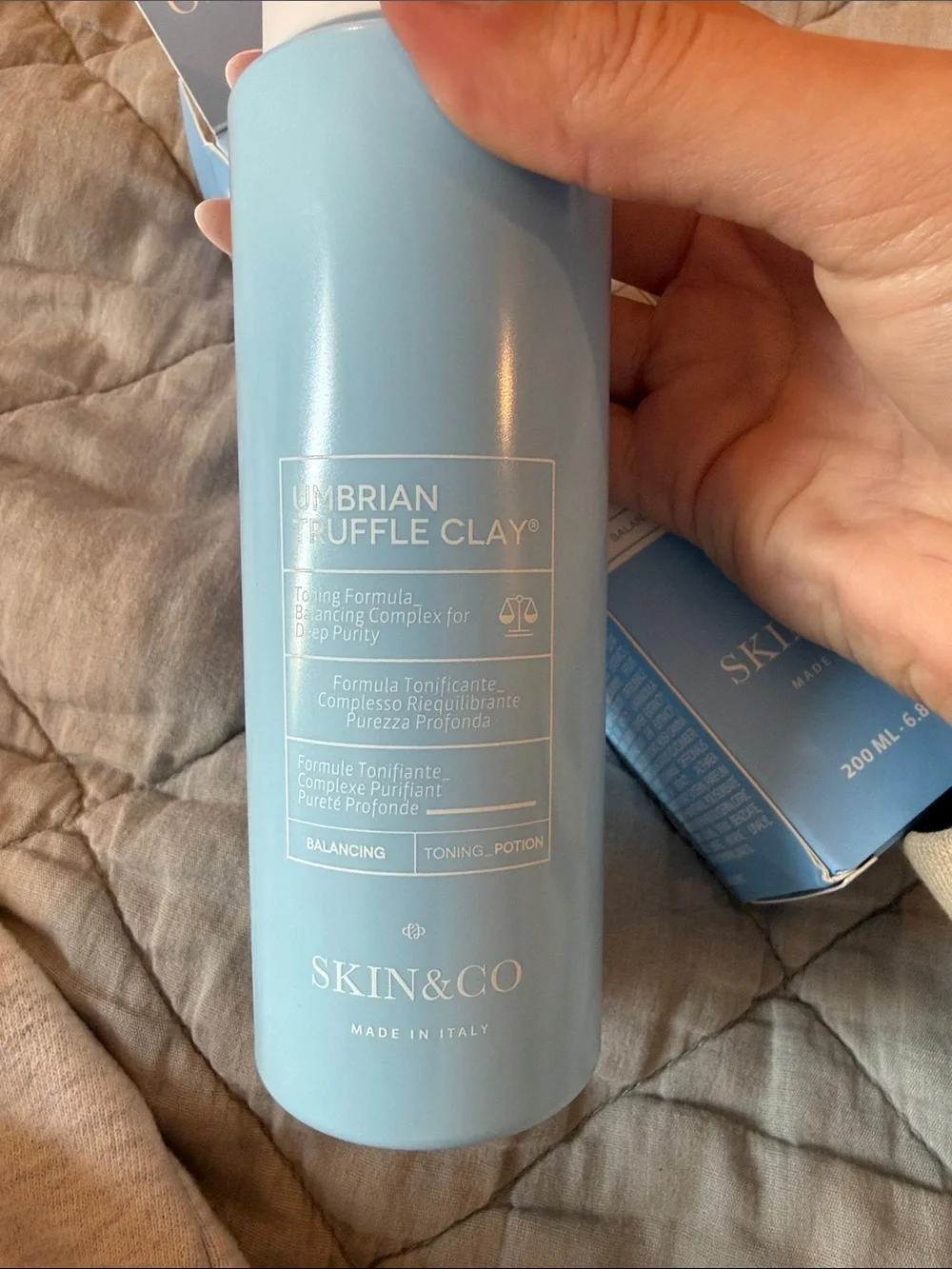 NIB SKIN&CO Roma Umbrian Truffle Clay Toning Potion 200ml / 6.8 fl oz